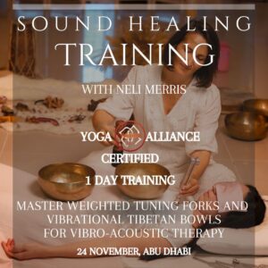 Woking with Tibetan bowls for 7 chakra balancing Abu Dhabi One Day Course